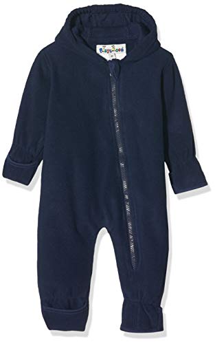 Playshoes Unisex Baby Fleece-Overall Uni Strampler, Blau (Marine 11), (Herstellergröße: 92)