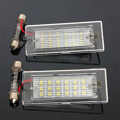 Ricoy 1 Paar fehlerfreie LED-Kennzeichenbeleuchtung für X5 E53 X3 E83 03-09
