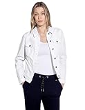 CECIL Damen B212154 Jeansjacke in Farbe, White, XL