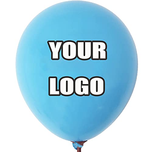 200 Stück benutzerdefinierte Druck Ballon Latex Werbung Ballon Werbedruck Logo 12-Zoll-Gummiballons für Geburtstagsfeier Hochzeitsdekoration Unternehmen Feier