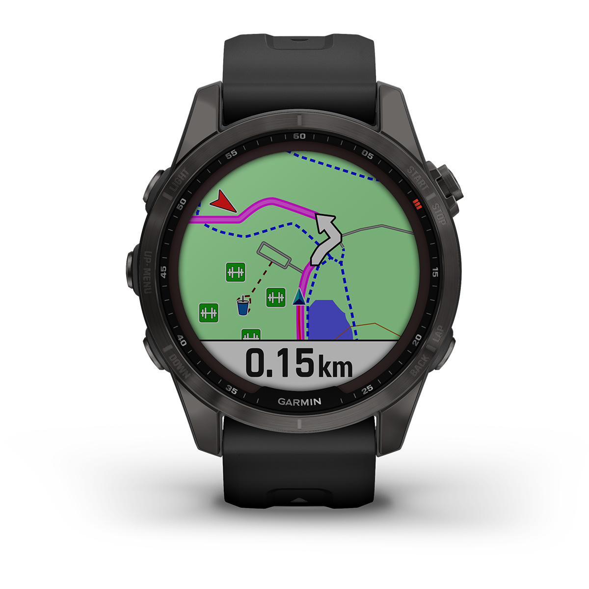 Garmin fēnix® 7S Sapphire Solar GPS Uhr 2