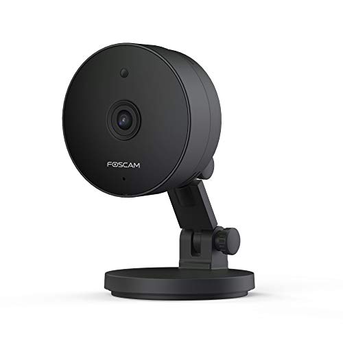 Foscam C2M Dual Band WiFi Sicherheitskamera für den Innenbereich, 1080P HD Weitwinkel, KI-menschliche Erkennung, Nachtsicht, Zwei-Wege-Audio, Magnethalterung, kompatibel mit Alexa