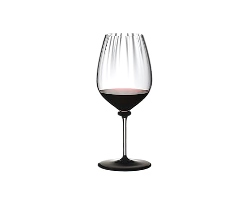 Riedel Fatto A Mano Performance Cabernet Weinglas, 822 ml, schwarzer Boden