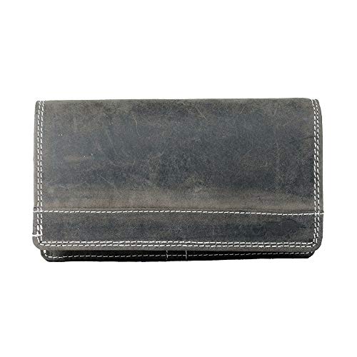 Arrigo Unisex-Erwachsene Brieftasche Geldbörse, Braun (Donkerbruin), 3.5x9x16 cm