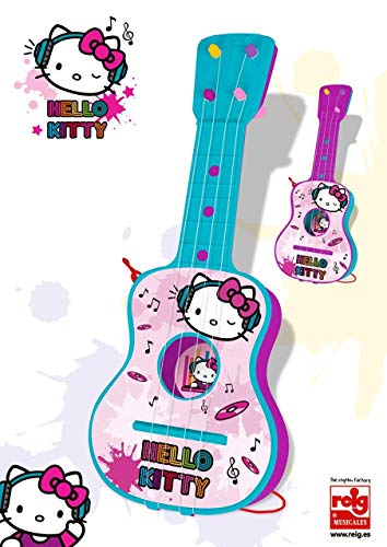 CLAUDIO REIG Hello Kitty Kindergitarre (Reig 1513), bunt