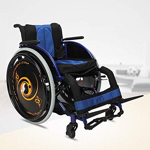 Sport Freizeit Rollstuhlfahrer Angetriebene Rollstühle Leichte zusammenklappbare Aluminiumlegierung Transport Reiserollstuhl nur Gewicht 13,2 kg
