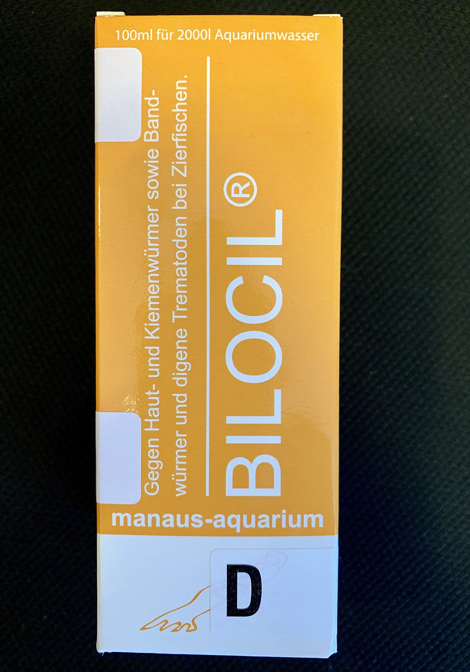 Manaus BILOCIL® D Aquarium-Production 100ml Medikament gegen Kiemenwürmer