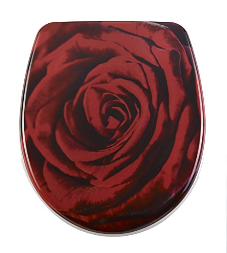 DIAQUA WC-Sitz Nice Slow-Motion, Rose, 40,5-46 x 37,5 cm, mehrfarbig, 31171204