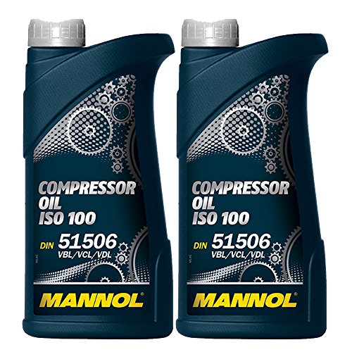 4 x 1L MANNOL Compressor Oil ISO 100 / DIN 51 506 VBL, VCL & VDL