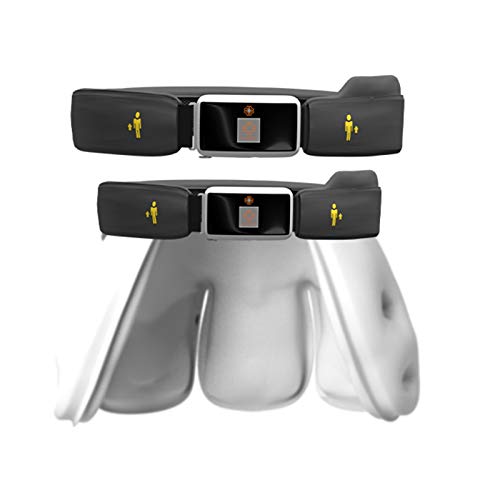 Aufblasbarer Airbag-Gürtel für ältere Menschen, verstellbar von 10–15 cm, intelligenter Induktionsauslöser, Airbag, geeignet für ältere Menschen, zum Schutz vor Stürzen, Skifahren, Reiten