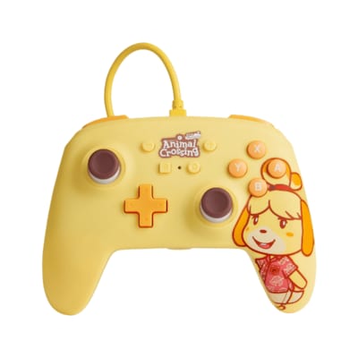 PowerA Enhanced Wired Controller for Nintendo Switch - Animal Crossing: Isabelle, Nintendo Switch Lite, Gamepad, Game Controller, Wired Controller, Officially Licensed - Nintendo Switch
