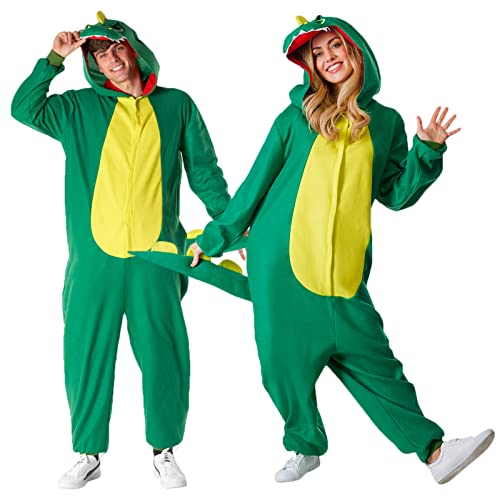 Morph Costumes Dino Kostüm Erwachsene, Karneval Kostüm Erwachsene, Größe XL