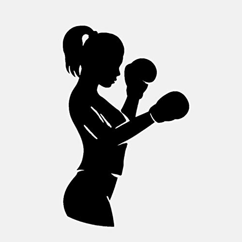 YUTAO 53 * 33 cm Mode Boxing Kick Wandaufkleber Dekor PVC Küche Und Fitnessstudio