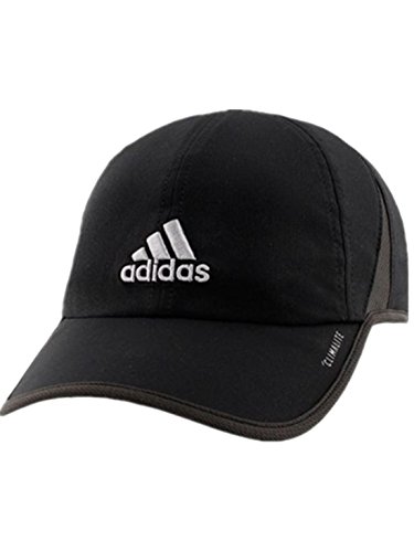adidas Men's Fit Climalite UPF 50 Cap Hat (Black/Grey)