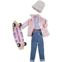 Käthe Kruse Street Outfit mit Skateboard