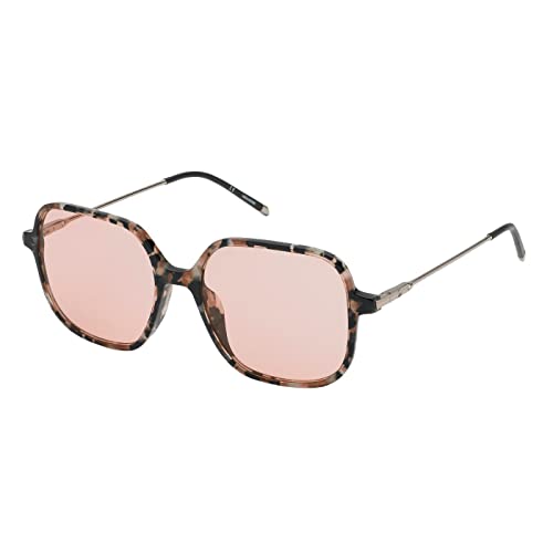 Zadig & Voltaire Damen Szv328 Sonnenbrille, Shiny Pink/Brown Vintage Havana, 66