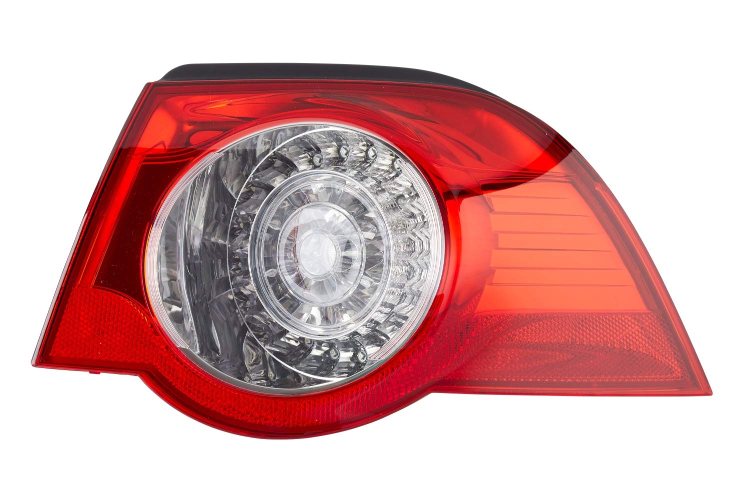 HELLA 2VA 009 246-101 Heckleuchte - LED - glasklar/rot - äusserer Teil - rechts - für u.a. VW Eos (1F7, 1F8)