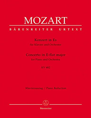 Konzert in Es für klavier und orchester. KV 482 = Concerto in E-flat major for piano and orchestra