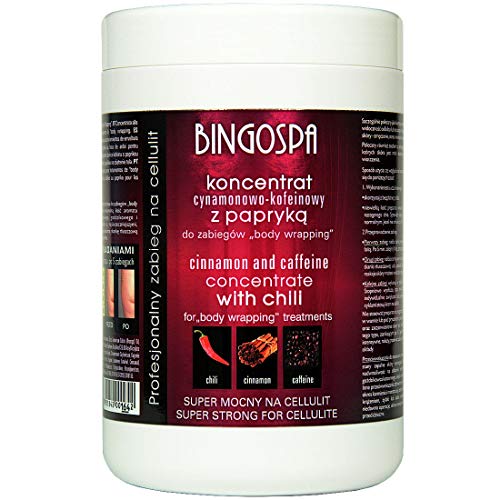BINGOSPA Zimt-Koffein Konzentrat mit Chili-Pfeffer fur Body-Wrapping, 1er Pack (1 x 1 kg)