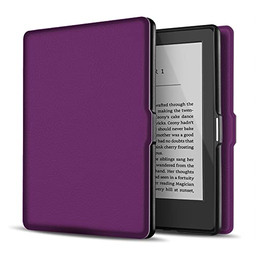 TNP Schutzhülle für Kindle 8. Generation – Slim & Light Smart Cover Case mit Auto Sleep & Wake für Amazon Kindle E-Reader 15,2 cm Display, 8. Generation 2016 Release violett