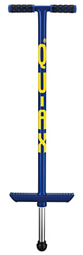 pedalo QU-AX Pogo-Stick 50 kg blau I Highend Sprungstab I Hüpfstange I Hüpfstab I Kinder
