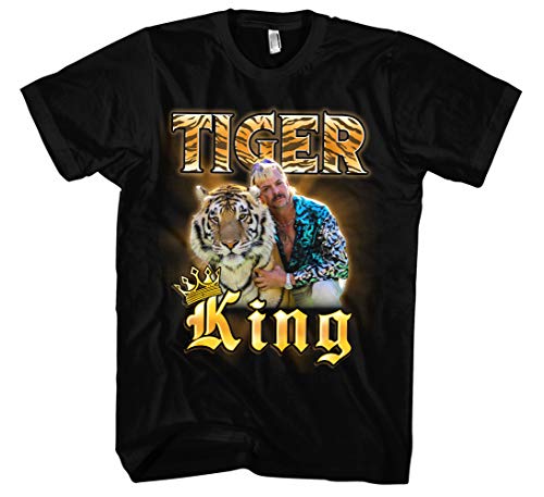 Tiger King Männer und Herren T-Shirt | Joe Exotic 80s (3XL)
