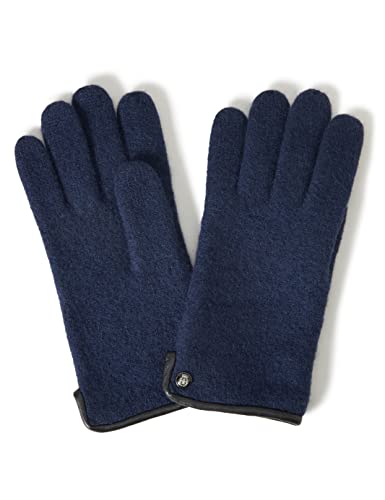 Roeckl Herren Klassischer Walkhandschuh Handschuhe, Schwarz (Navy 590), 8.5 (Herstellergröße: 8, 5)