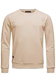 Red Bridge Herren Crewneck Sweatshirt Pullover Premium Basic,Beige-ii,L