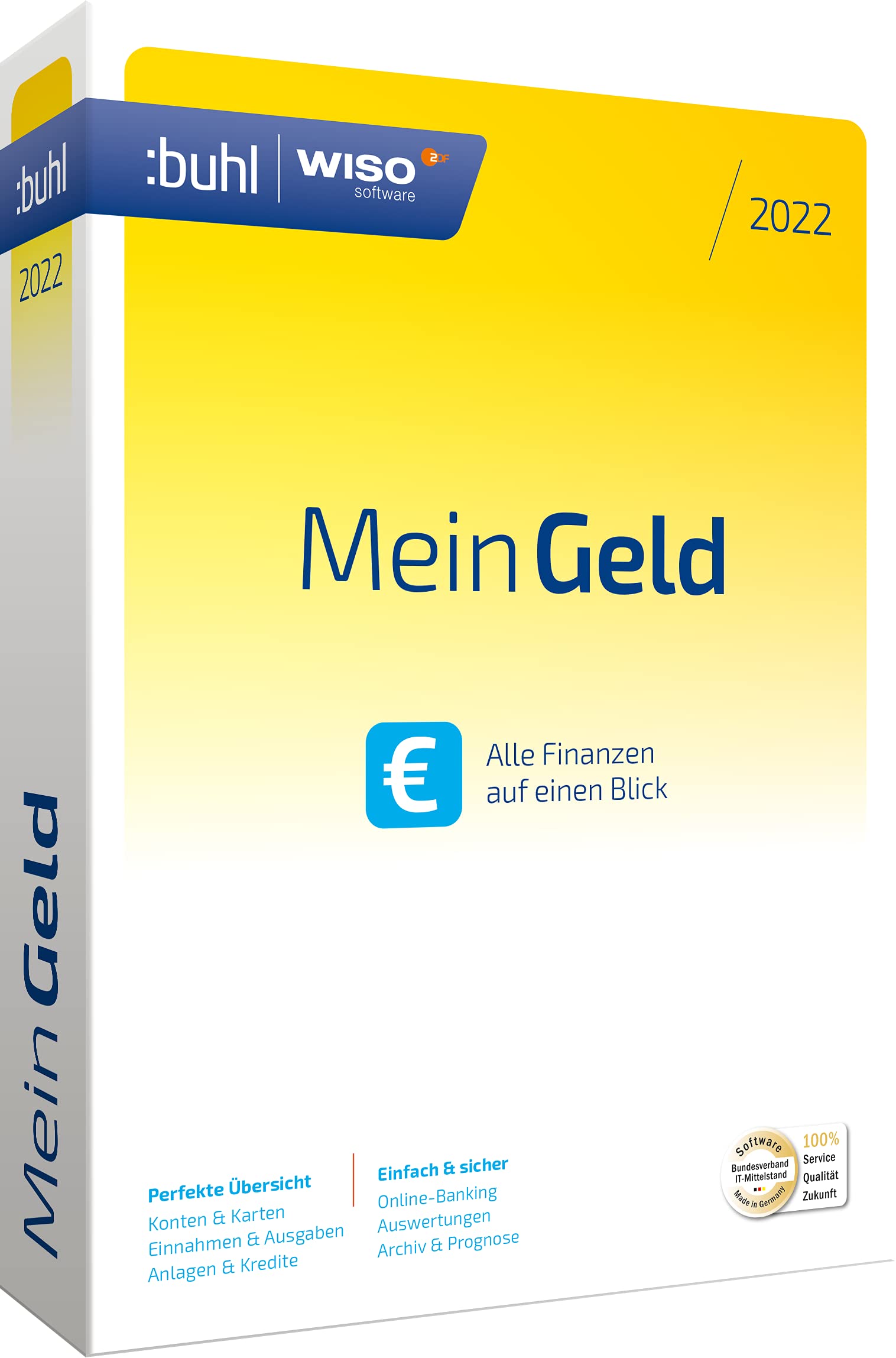 WISO Mein Geld 2022|Für alle, die den ideal Überblick über Ihre Finanzen haben wollen -privat und gewerblich