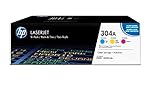 HP 304A 3er-Pack (CF372AM) Blau/Rot/Gelb für HP Color LaserJet CP2025, CM2320