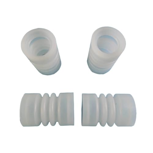 Elastischer Dichtungsring for Ersatzteile der Mischwelle, kompatibel mit Softeismaschinen, weißes Wellpappen-Zubehör, 4 Stück