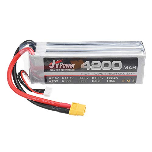 HELEISH JH Lipo 14.8v 4200mAh 4S 35C Batterie XT60 Stecker for 1/10 Rc Auto Modell Teile DIY Montageteile
