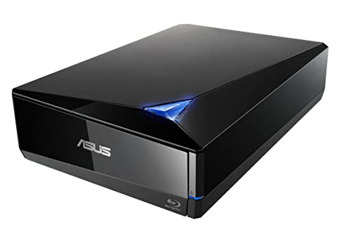 Blu-Ray Asus BW-12D1S-U/Black/Asus Externa USB 3.0, Mac kompatibel, M-Disc Support, Disc Encryption, Unlimited WebSTORAGE(12 Months), Nero BACKITUP, E-Media