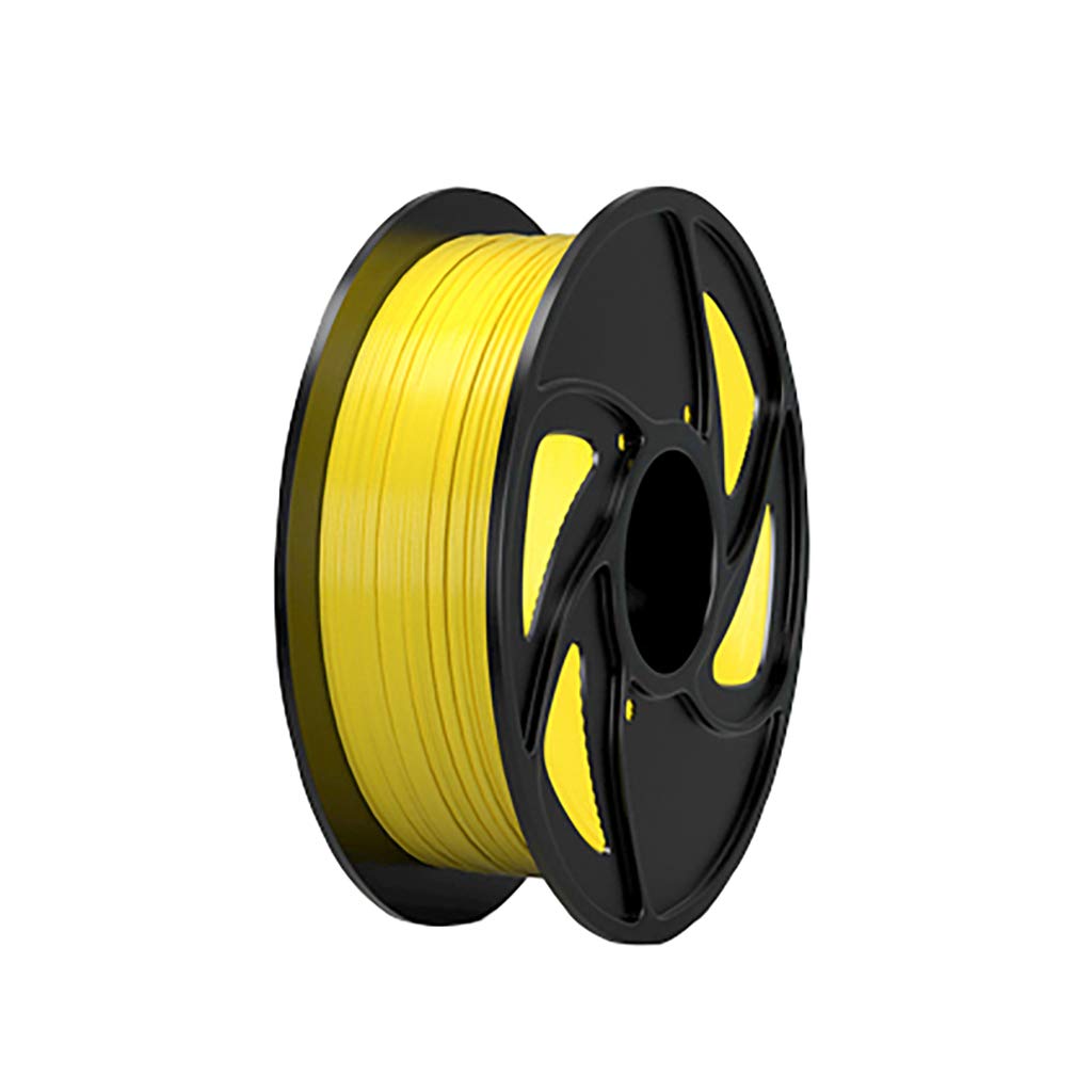 Maßgenauigkeit des PLA 3D-Druckfilaments +/- 0,03 Mm 1 Kg Spule 1,75 Mm Weiß(Color:Gelb)