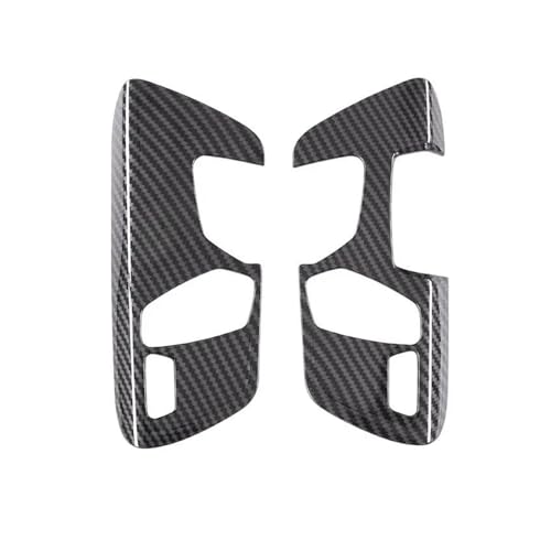 Innenleisten ABS Auto Sitz Einstellen Taste Abdeckung Panel Trim Zubehör Für X1 F48 X2 F39 2016 2017 2018 2019 2020 2021 2022 (Farbe : Carbon Black, Größe : EIN)