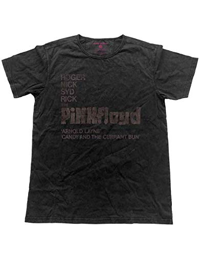 Pink Floyd T Shirt Arnold Layne Demo Nue offiziell Vintage Finish Herren Schwarz M