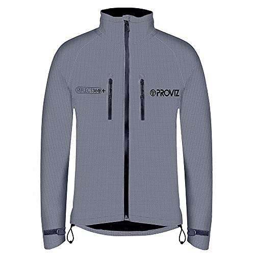 Proviz Herren Jacke Reflect 360+, Silber-Grau, XS, PV791