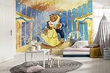 Komar Fototapete von Disney | BEAUTY AND THE BEAST- 368 x 254 cm | Tapete, Wand Dekoration, Prinzessin, Belle, Kinderzimmer, Mädchen | 8-4022