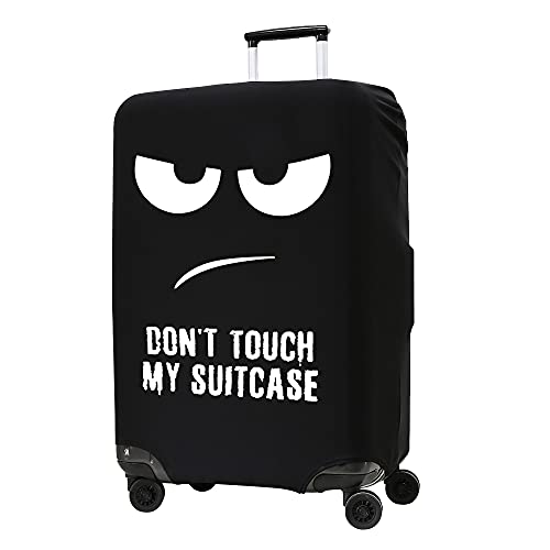 kwmobile Koffer Hülle für Verschiedene Größen - Elastische Kofferschutzhülle Verschiedene Designs mit Reißverschluss - Reisekoffer Überzug Case