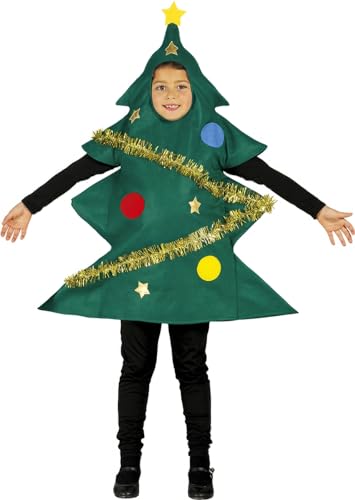 Guirca Kostüm Weihnachtsbaum 5-6 Jahre bunt (42457)