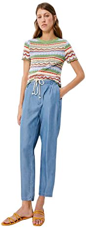 Springfield Damen Hose Jeans, Mittelblau, 36