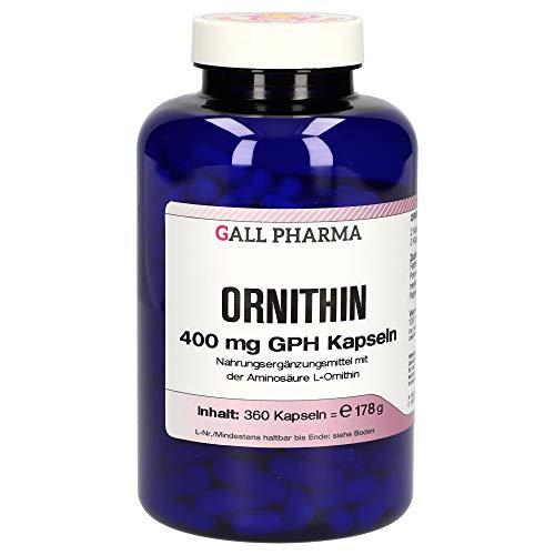 Gall Pharma Ornithin 400 mg GPH Kapseln 360 Stück