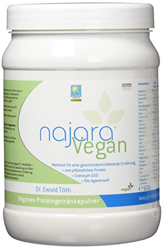 LIFE LIGHT Najara Shake - veganes Proteingetränk (Mahlzeitersatz für eine gewichtskontrollierende Ernährung, 500 g)