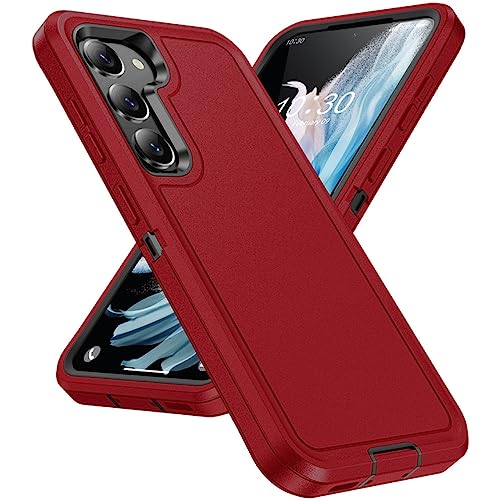 Handytasche Hülle für Samsung Galaxy S23 Ultra S22 Plus A54 A14 5G A53 A13 Handy-Zubehör-Abdeckung, rot, für Galaxy A04S