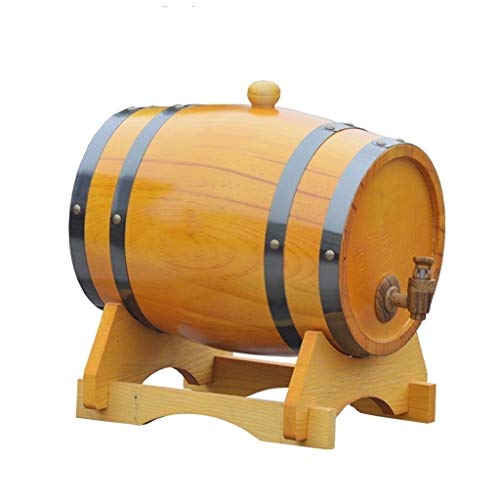 Eichenfass Holz Weinfass Weinregal, Vintage Holz Eichenholz Alterungsfass Whiskyfass Praktisch und langlebig, kann für die Weinherstellung oder Lagerung von Bier, Likör, Brandy, Wein verwendet w