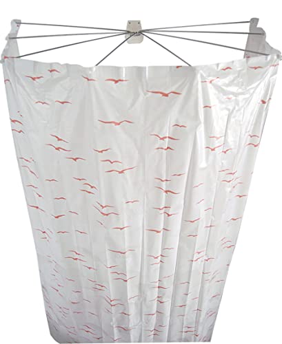 RIDDER Ersatz-Duschvorhang Ombrella Sylt rosé 210x170 cm