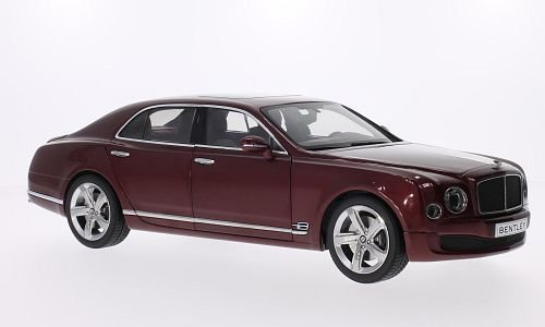 Bentley Mulsanne Speed, metallic-dunkelrot, 2014, Modellauto, Fertigmodell, Kyosho 1:18