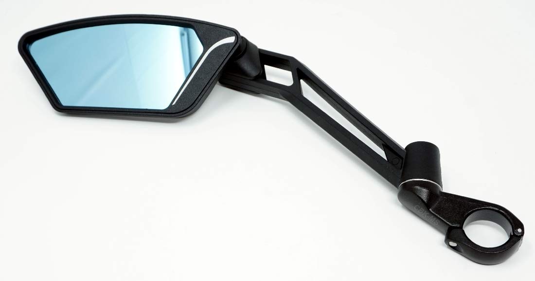CBK-MS Luxus Rückspiegel mit Sicherheitsglas und Antireflexbeschichtung Lenker Spiegel für Pedelec Fahrrad E-Bike Speed Pedelecs