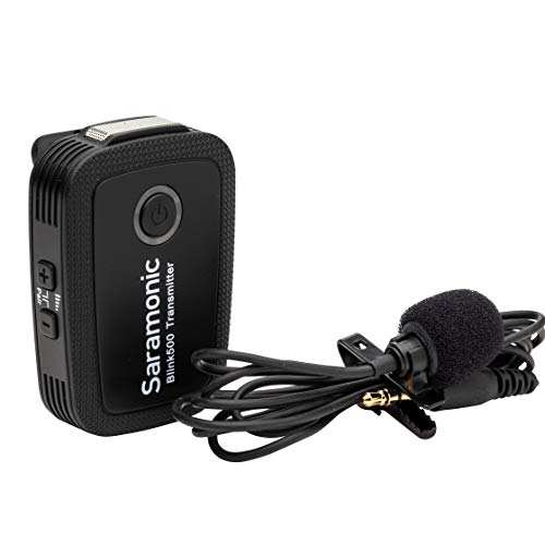 Saramonic Blink 500 TX Digitaler Bodypack mit Omni Lavalier-Mikrofon (2,4 GHz)