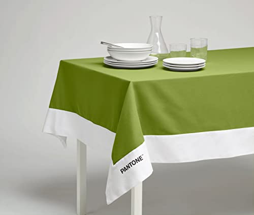 Pantone™ - Rechteckige Tischdecke für 6-Sitzer 140 x 180 cm, 100 % Baumwolle 220 g. - Hellgrün
